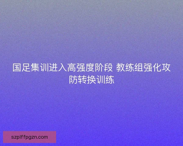 国足集训进入高强度阶段 教练组强化攻防转换训练 国足集训进入高强度阶段 教练组强化攻防转换训练